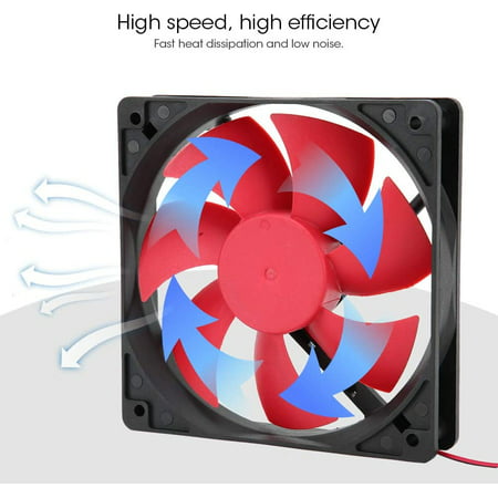 Chassis Fan Strong Wind Cooling Fan Power Cooling Fan Durable 5Pcs Waterproof PC Power Cooling Fan for Computer Power 